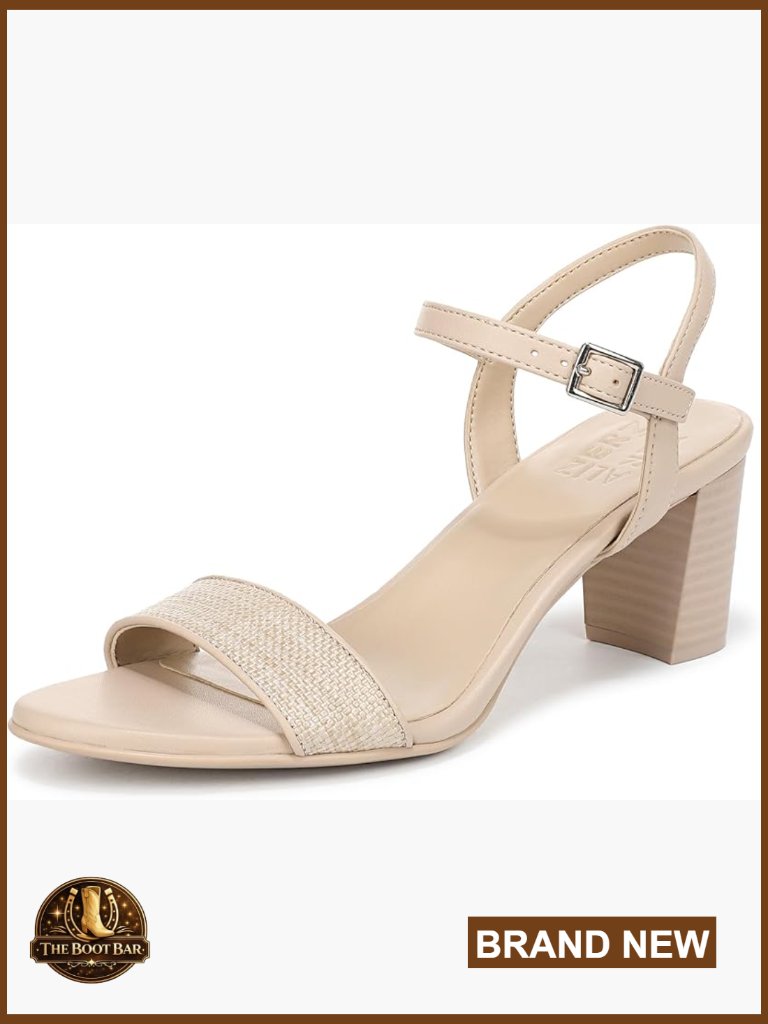 Women's Heeled Sandals Block Heel Ankle Strap Dressy Open Toe Shoes